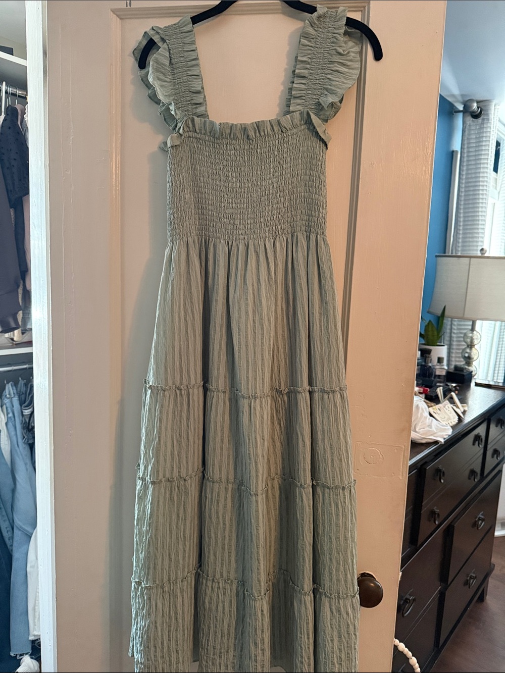 Hill House The Nap Dress in Sage